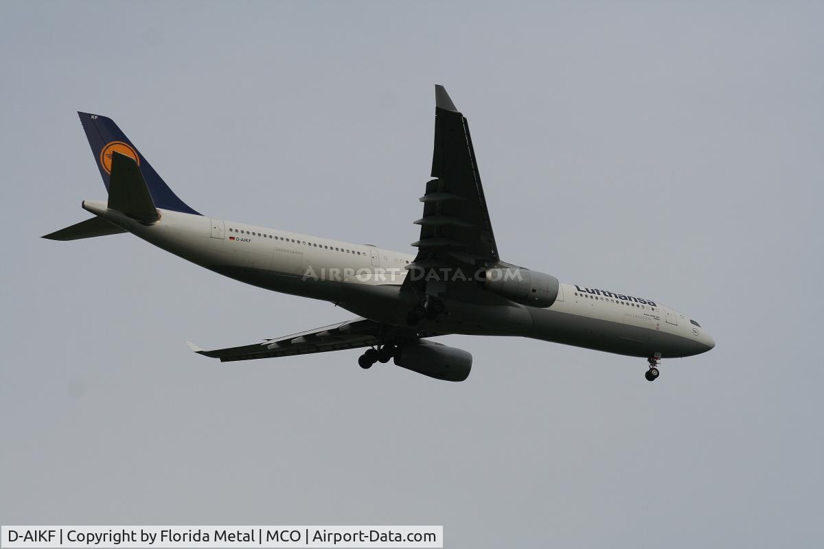 D-AIKF, 2004 Airbus A330-343X C/N 642, Lufthansa A330-300 arriving from FRA