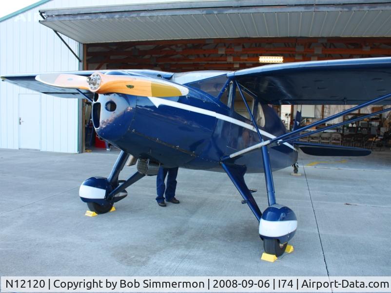N12120, 1937 Fairchild 24 H C/N 3229, MERFI Fly-in - Urbana, Ohio