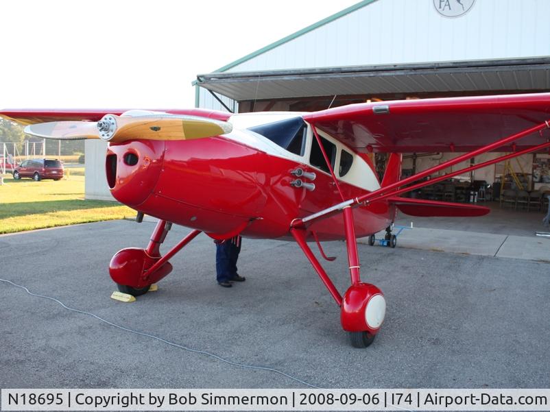 N18695, 1939 Fairchild 24W-9 C/N W9-213, MERFI Fly-in - Urbana, Ohio