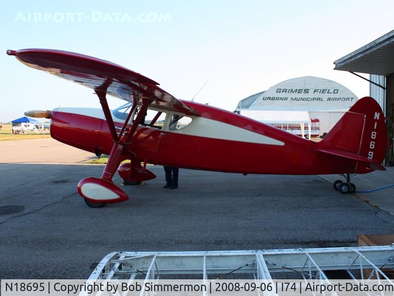 N18695, 1939 Fairchild 24W-9 C/N W9-213, MERFI Fly-in - Urbana, Ohio