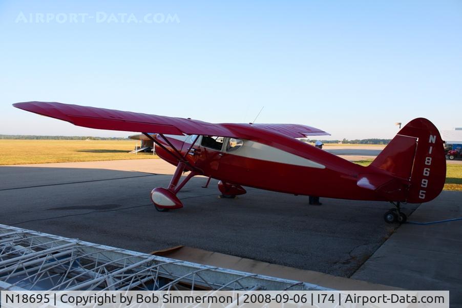 N18695, 1939 Fairchild 24W-9 C/N W9-213, MERFI Fly-in - Urbana, Ohio