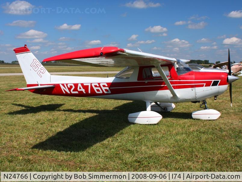 N24766, 1977 Cessna 152 C/N 15280364, MERFI Fly-in - Urbana, Ohio