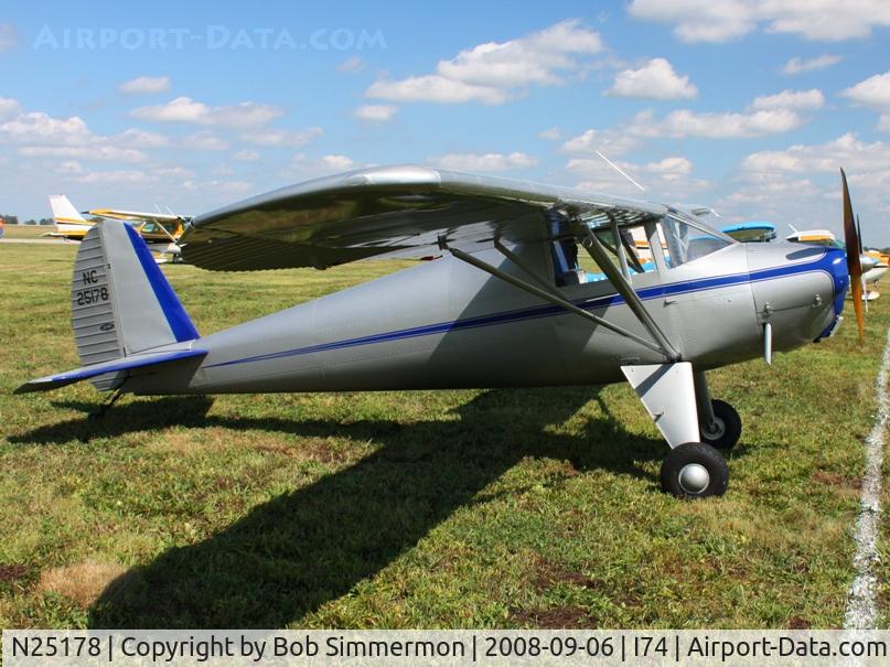 N25178, 1939 Luscombe 8A C/N 1102, MERFI Fly-in - Urbana, Ohio