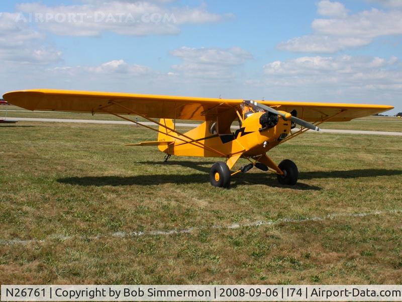N26761, 1940 Piper J3C-65 Cub Cub C/N 4164, MERFI Fly-in - Urbana, Ohio