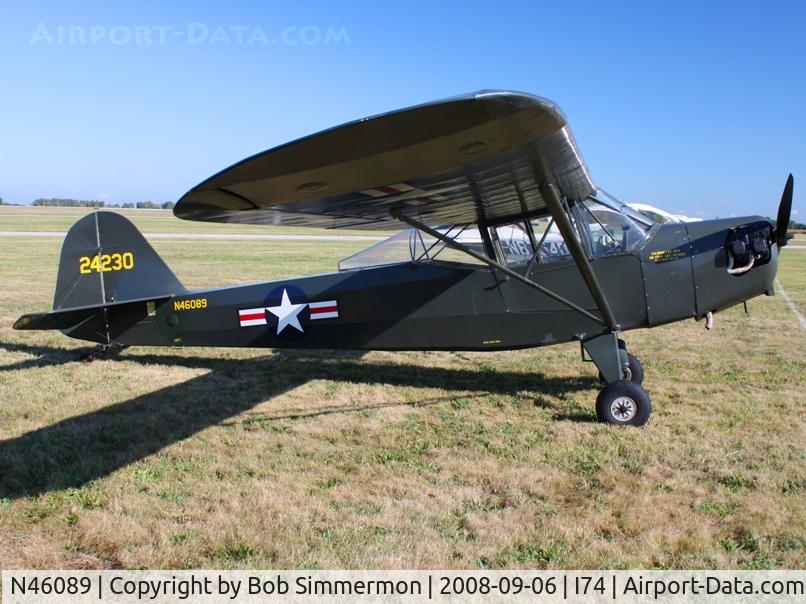 N46089, 1942 Taylorcraft DCO-65 C/N 4230, MERFI Fly-in - Urbana, Ohio
