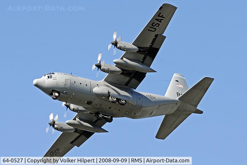 64-0527, 1964 Lockheed C-130E-LM Hercules C/N 382-4013, on final at RMS