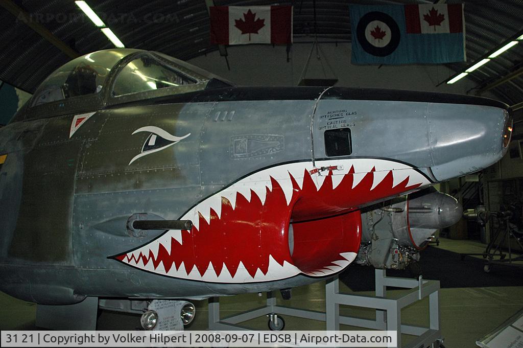 31 21, Fiat G-91R/3 C/N D388, at Baden-Baden Museum