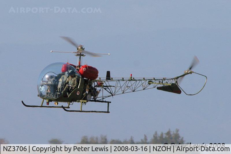 NZ3706, 1965 Bell 47G-3B-1 Sioux C/N 6519, RNZAF