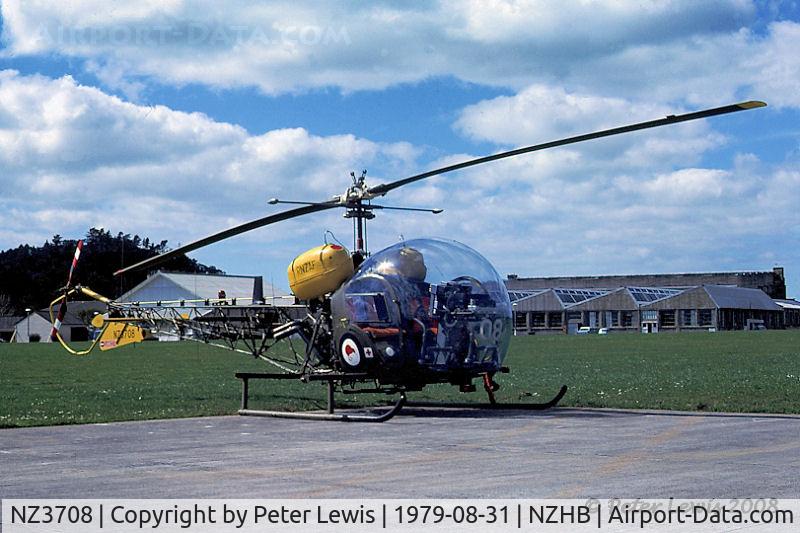 NZ3708, 1970 Bell 47G-3B2 Sioux C/N 6810, RNZAF