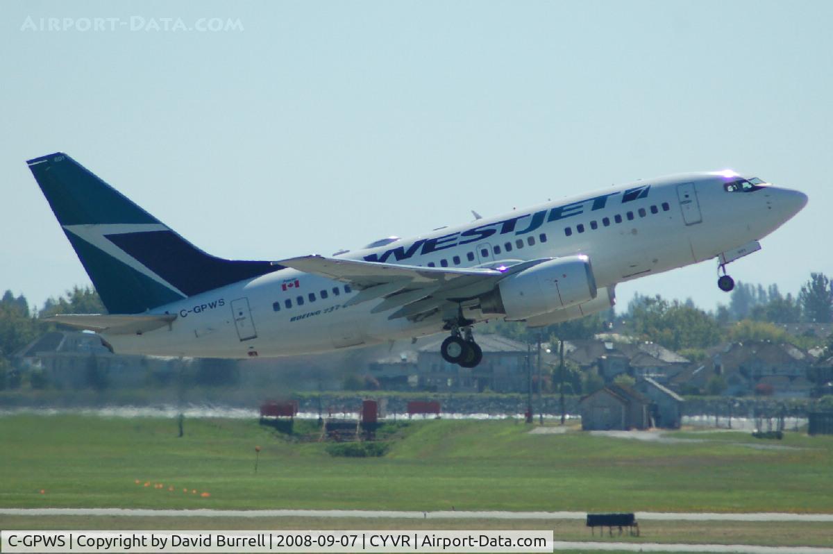 C-GPWS, 2005 Boeing 737-6CT C/N 34284, Westjet - Taking Off