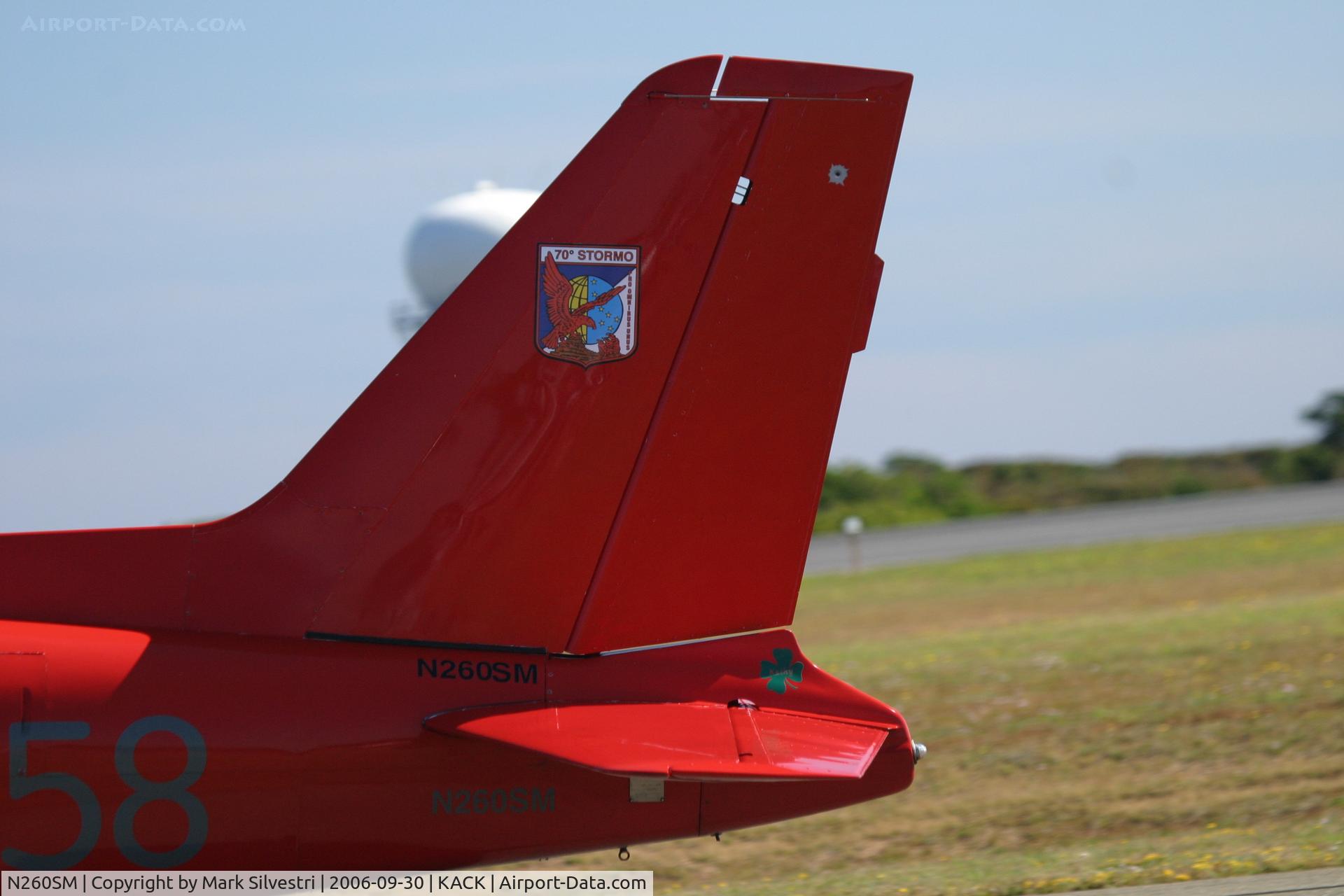 N260SM, 1970 SIAI-Marchetti F-260 C/N 2-40, Nantucket Airshow 2006