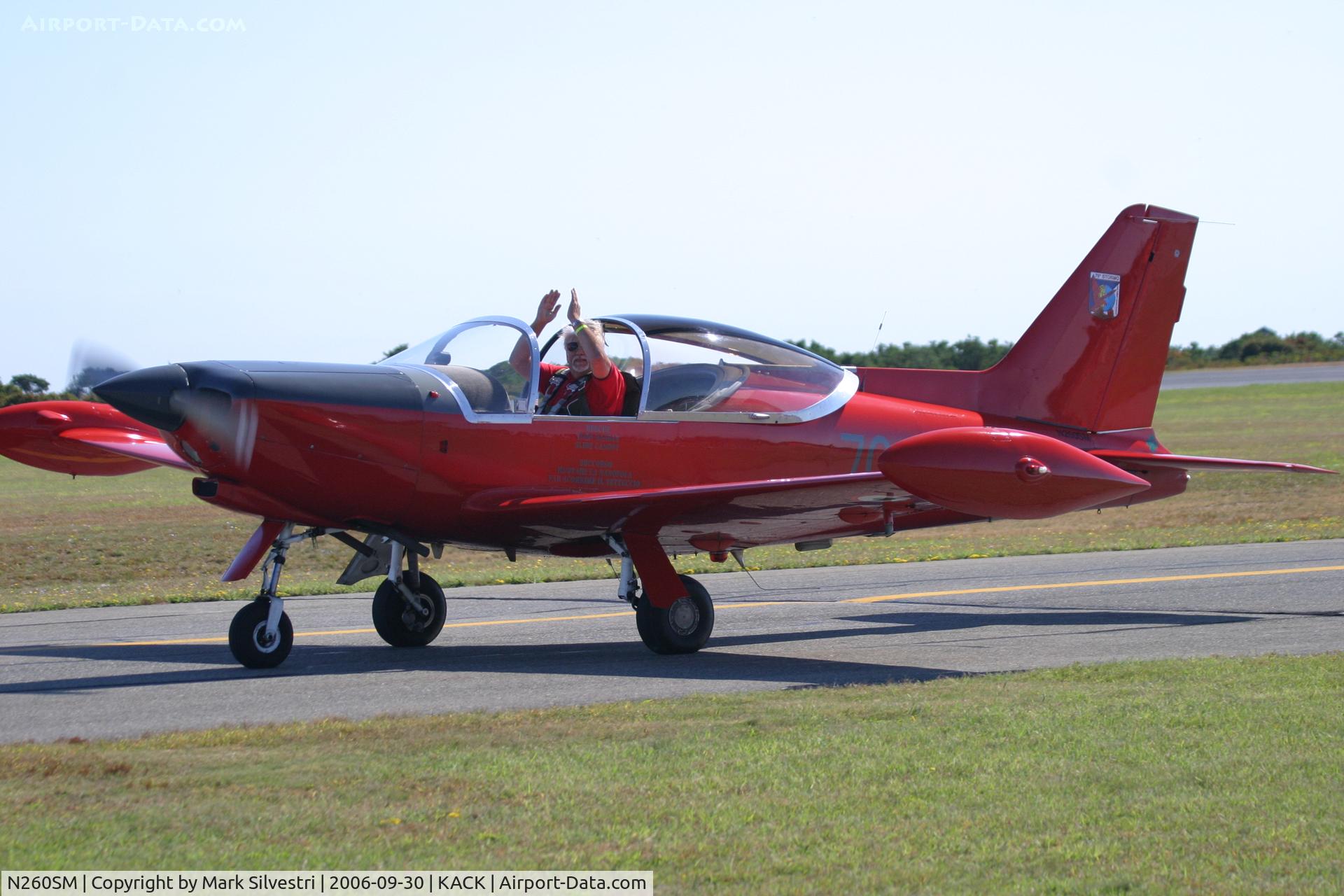 N260SM, 1970 SIAI-Marchetti F-260 C/N 2-40, Nantucket Airshow 2006
