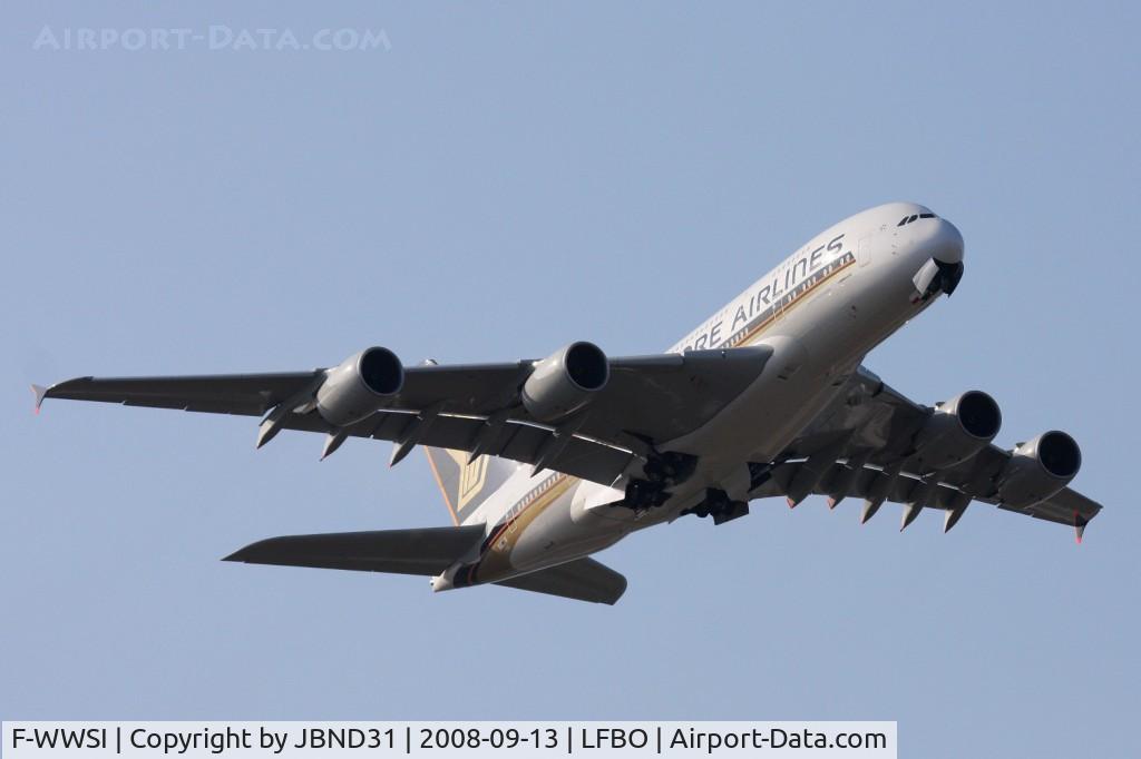 F-WWSI, 2008 Airbus A380-841 C/N 012, A380-841 N°12