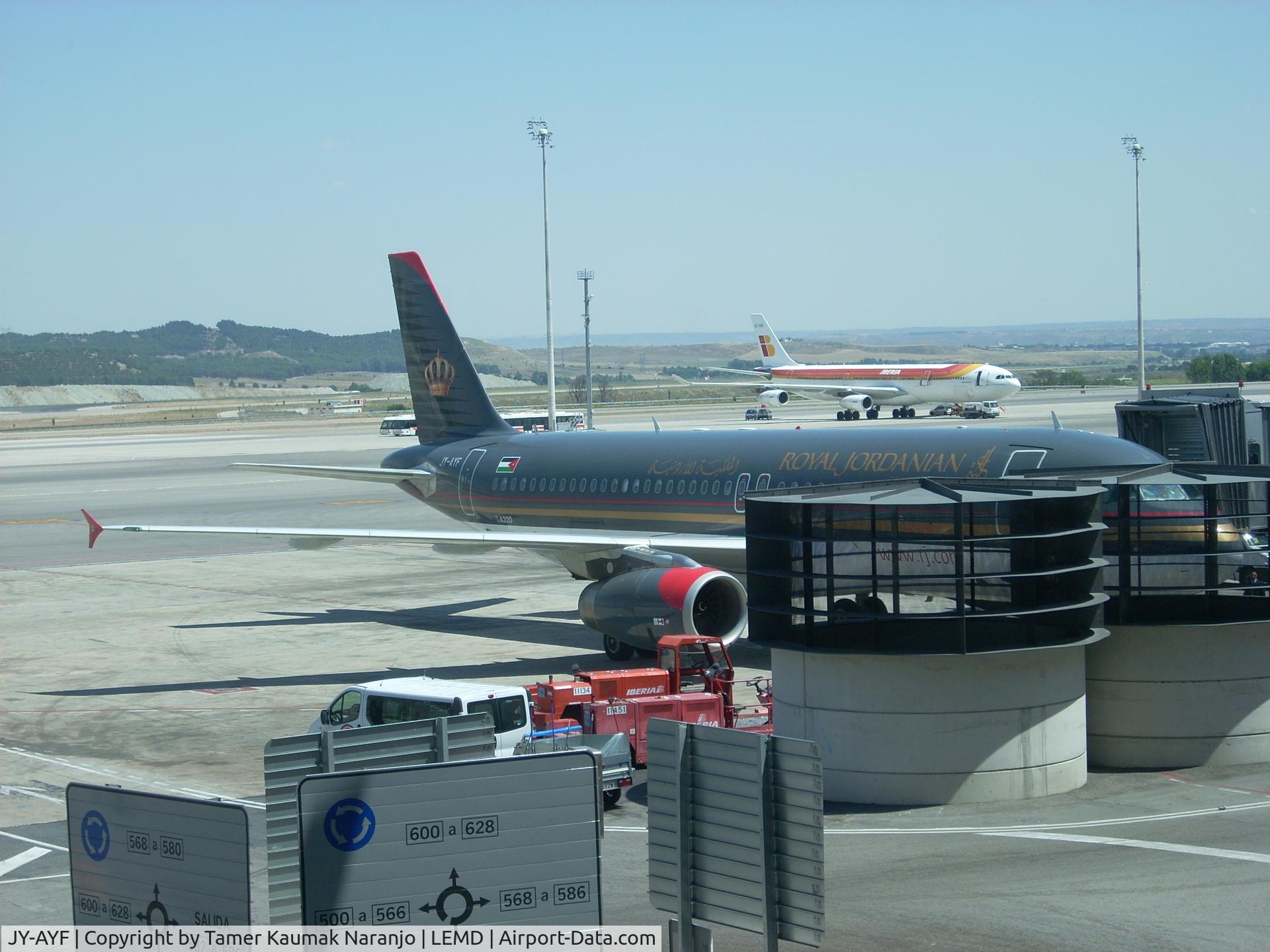 JY-AYF, 2006 Airbus A320-232 C/N 2692, Royal Jordanian landed in madrid from amman image04