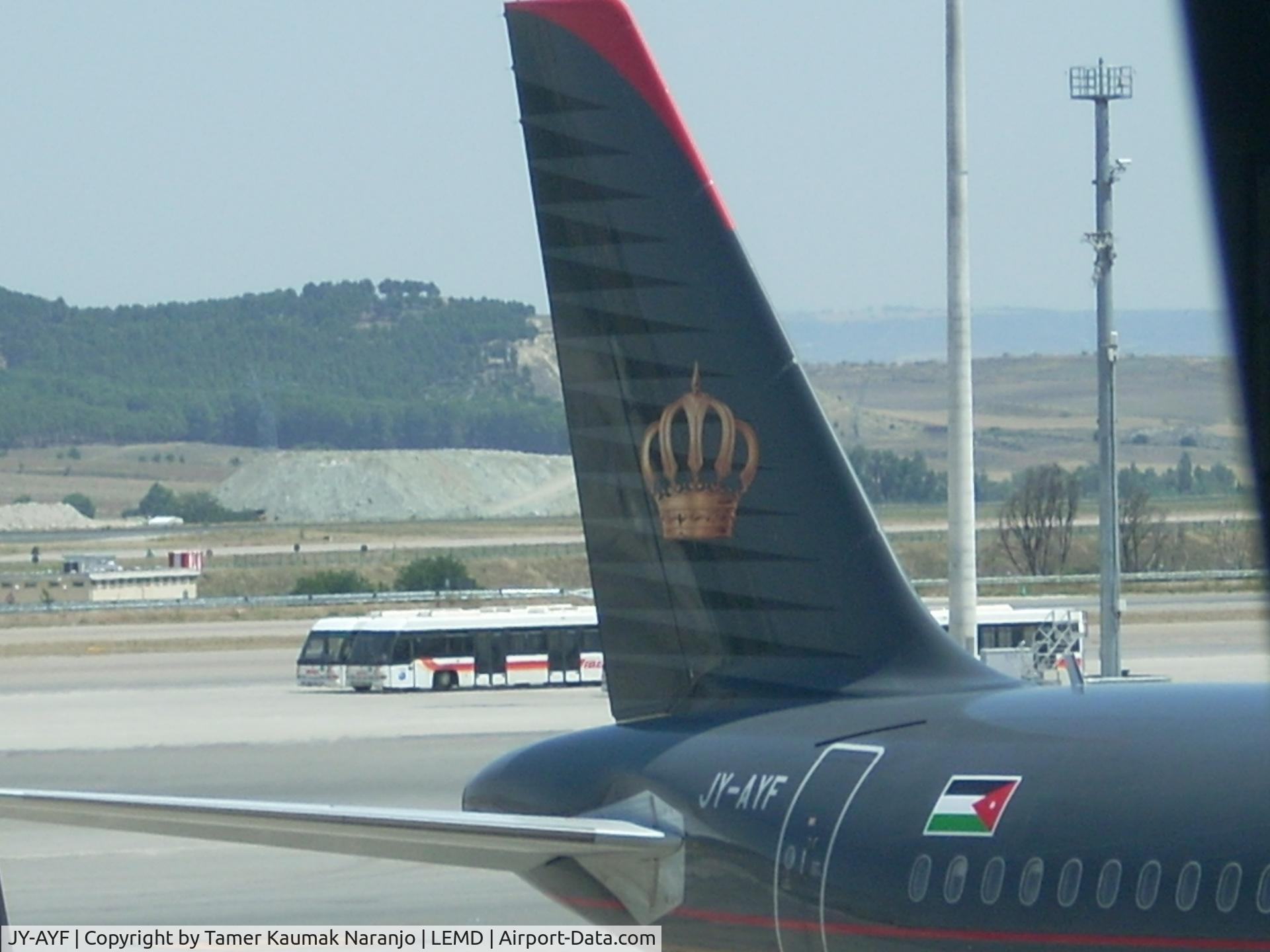 JY-AYF, 2006 Airbus A320-232 C/N 2692, Royal Jordanian landed in madrid from amman image05