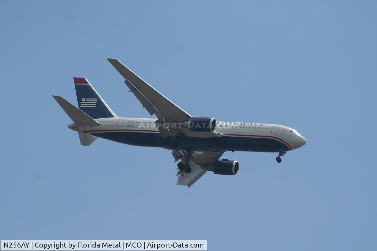 N256AY, 1993 Boeing 767-2B7 C/N 26847, US Airways 767 from CLT
