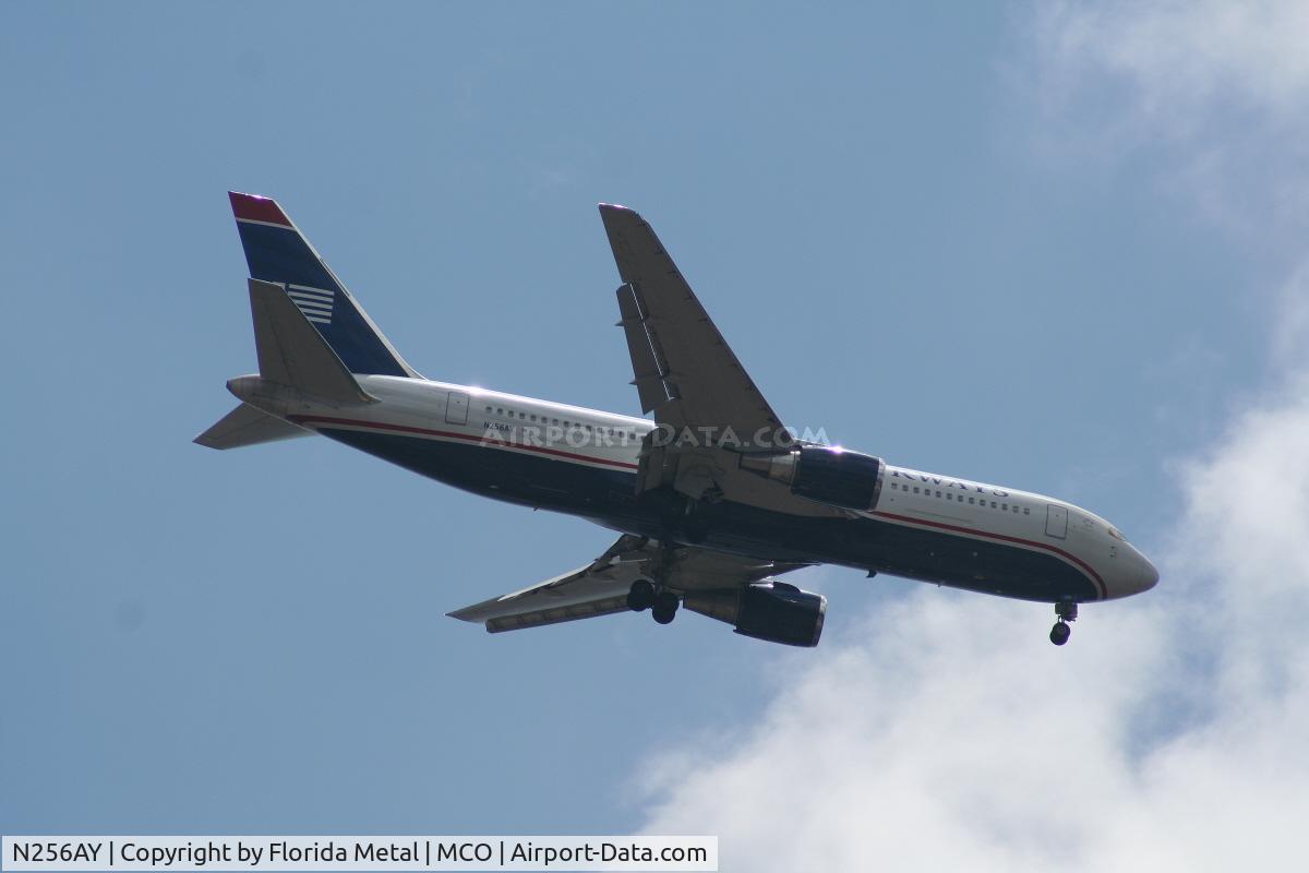 N256AY, 1993 Boeing 767-2B7 C/N 26847, US Airways 767 from CLT