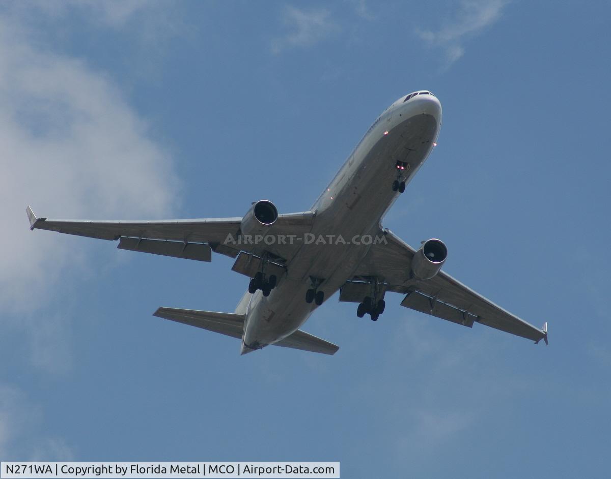 N271WA, 1992 McDonnell Douglas MD-11 C/N 48518, World Airways MD-11