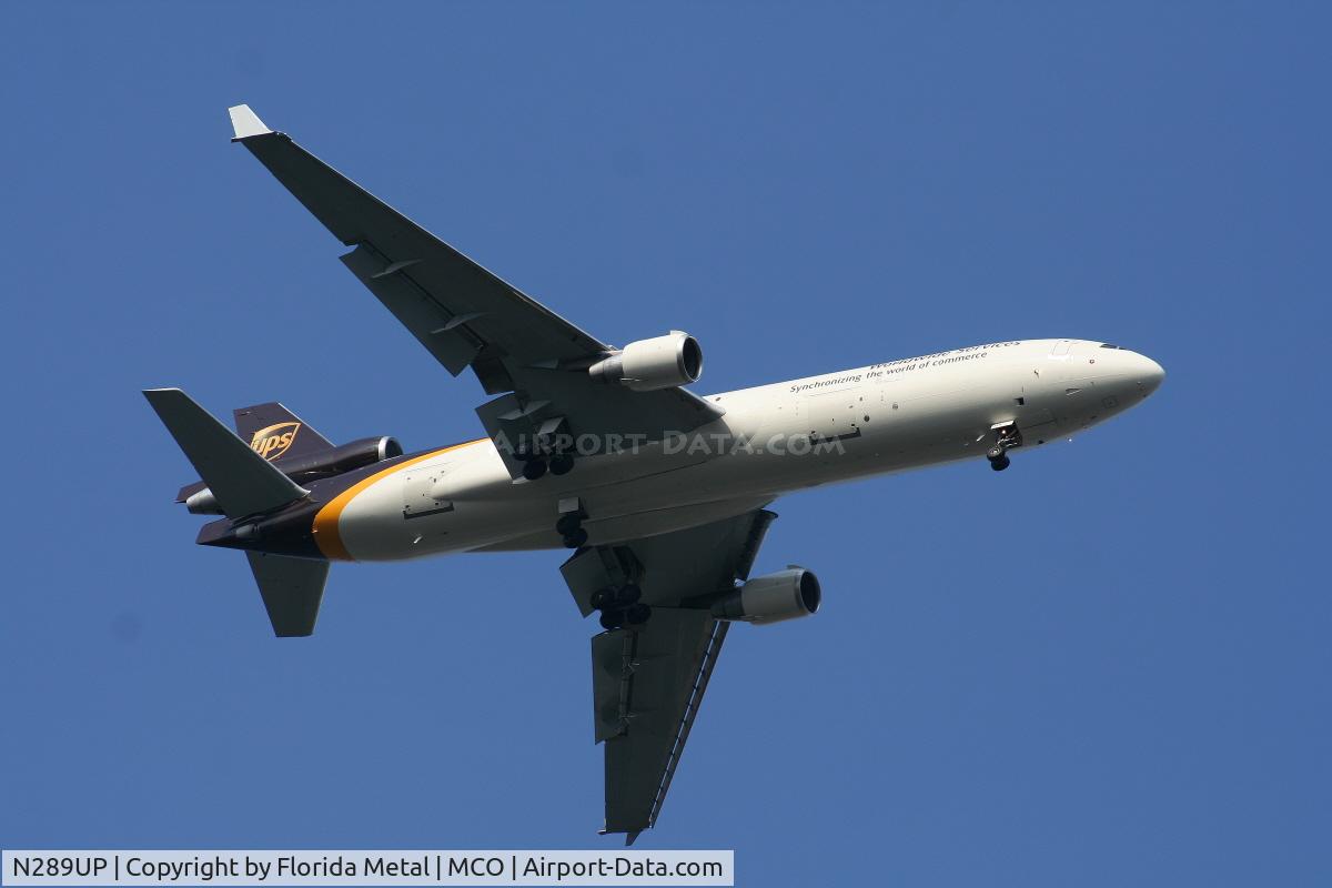 N289UP, 1992 McDonnell Douglas MD-11F C/N 48455, UPS MD-11