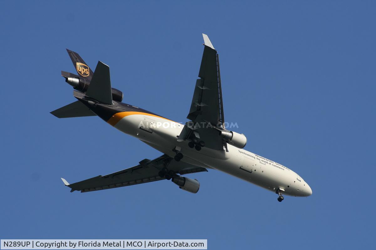 N289UP, 1992 McDonnell Douglas MD-11F C/N 48455, UPS MD-11