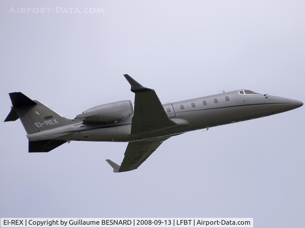 EI-REX, 1999 Learjet 60 C/N 60-149, Taking-off 02 @ Tarbes