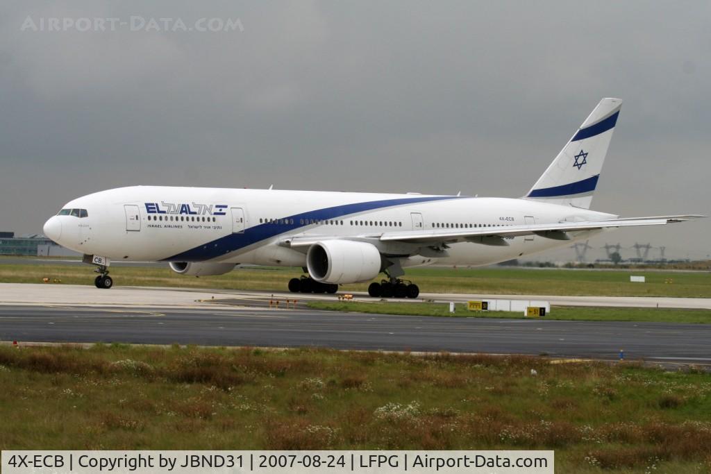 4X-ECB, 2001 Boeing 777-258/ER C/N 30832, B777-258(ER)
