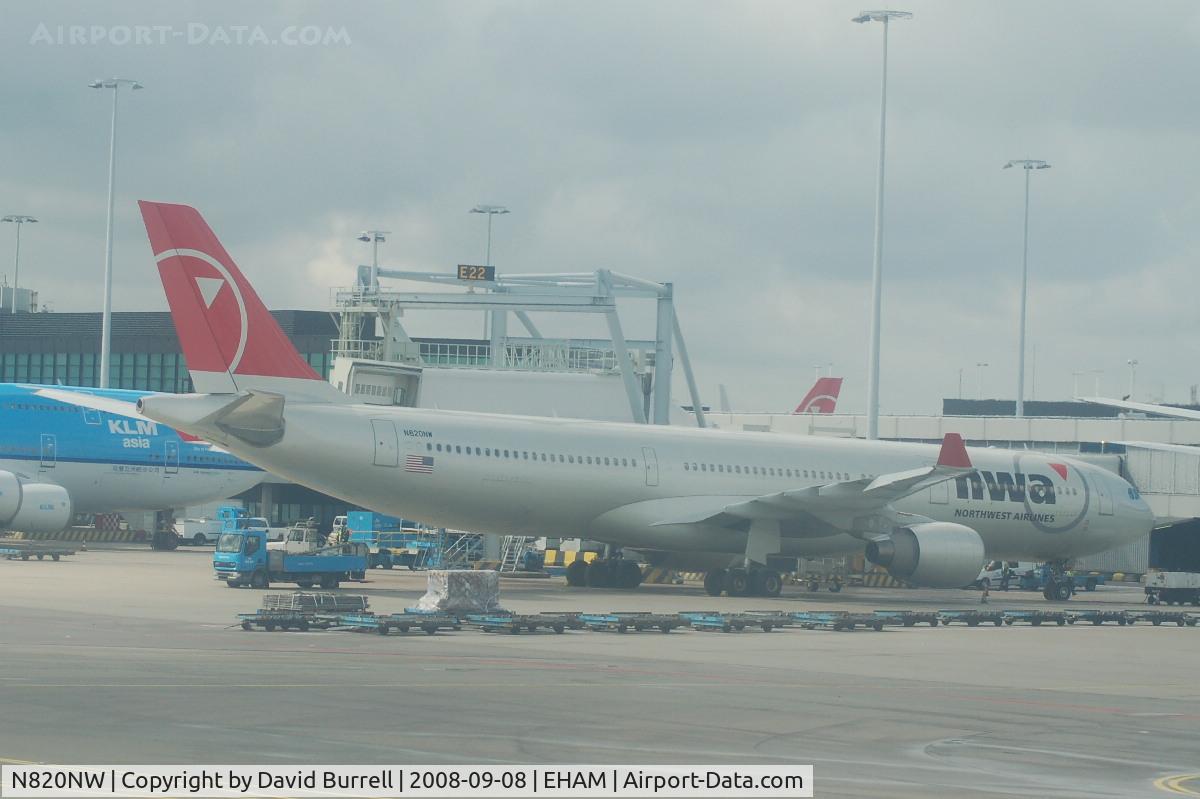 N820NW, 2007 Airbus A330-323 C/N 0859, Northwest Airlines
