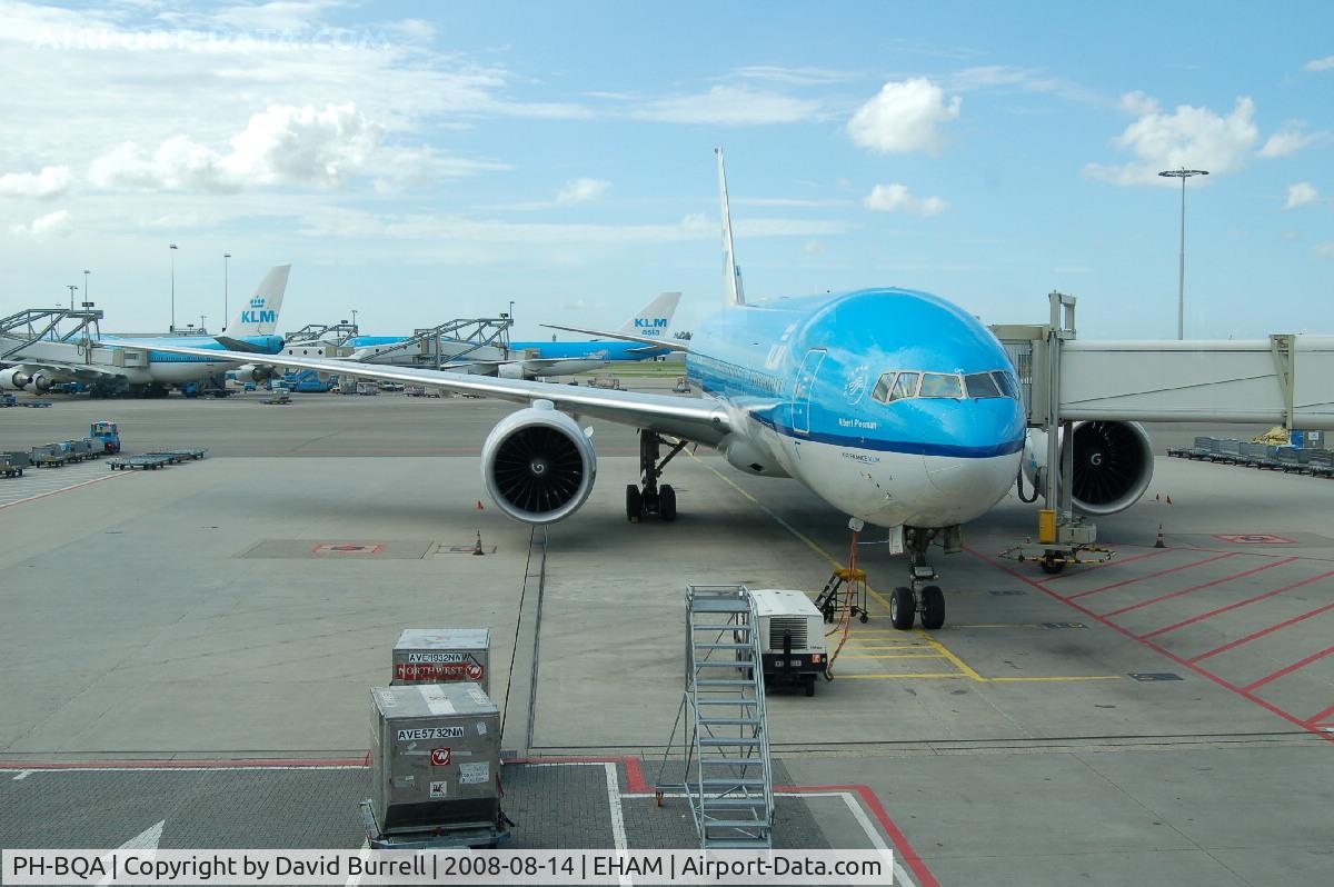 PH-BQA, 2003 Boeing 777-206/ER C/N 33711, KLM - Schiphol