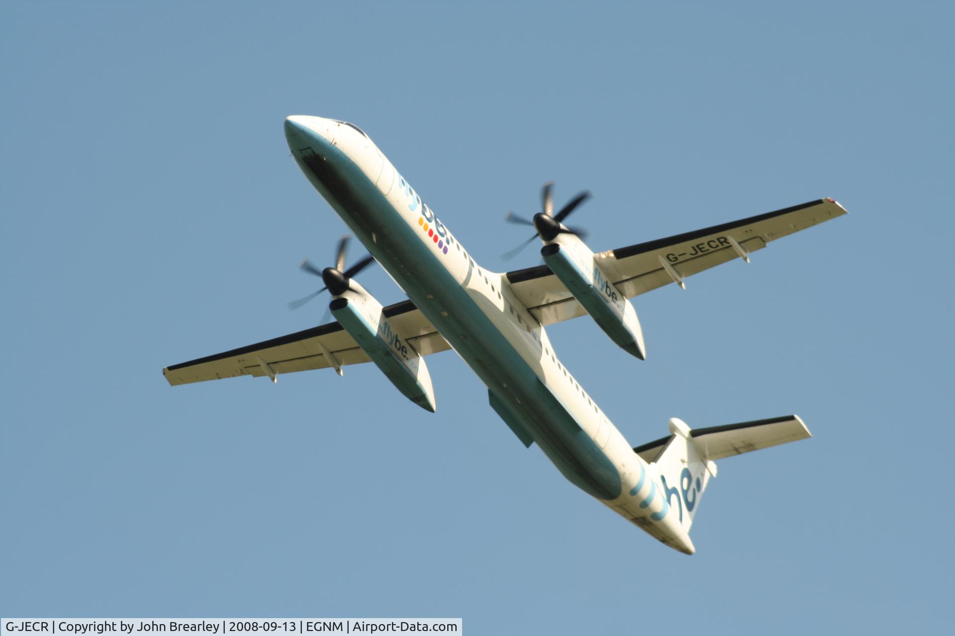 G-JECR, 2006 De Havilland Canada DHC-8-402Q Dash 8 C/N 4139, Leeds-Bradford