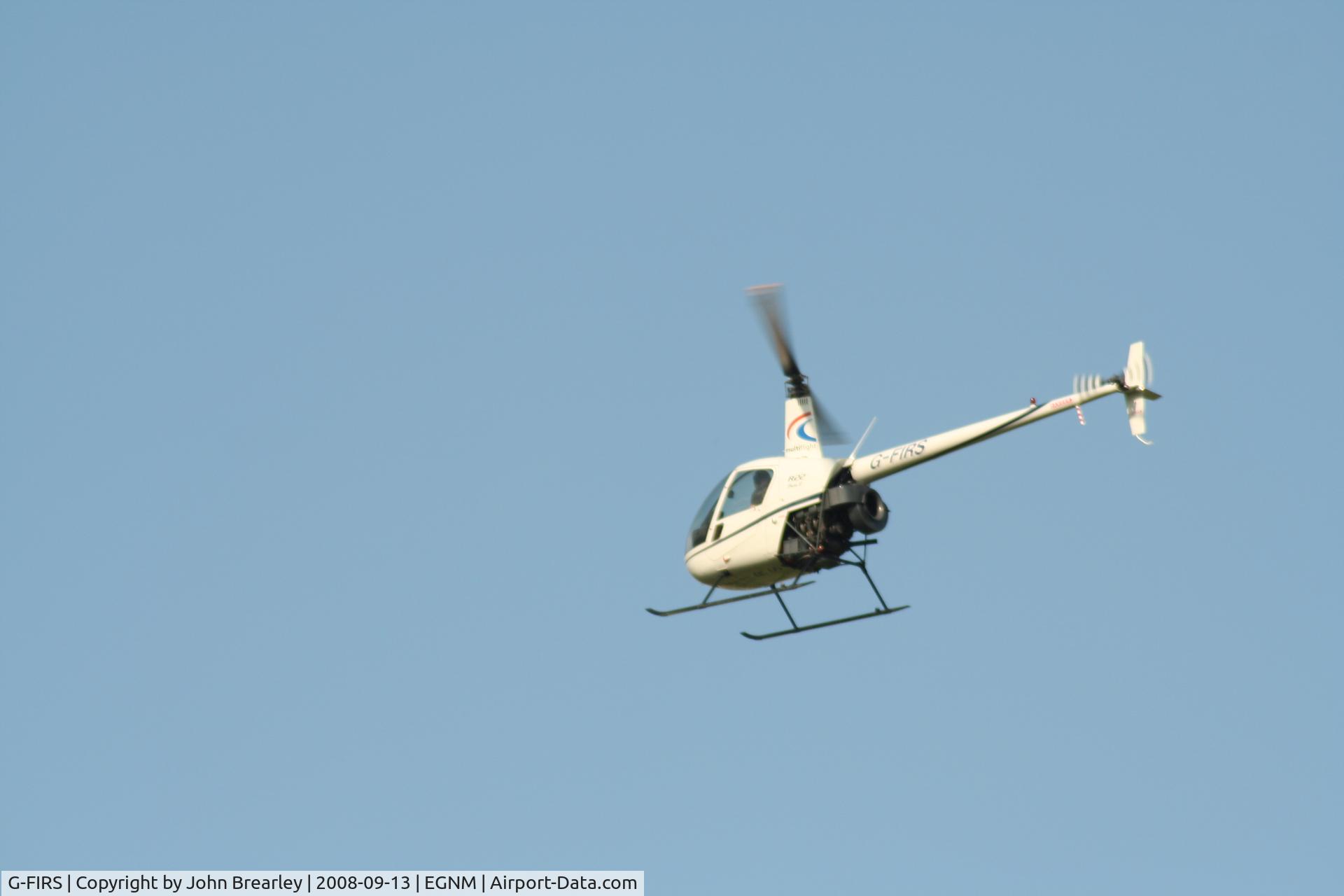 G-FIRS, 1998 Robinson R22 Beta C/N 2807, Leeds-Bradford