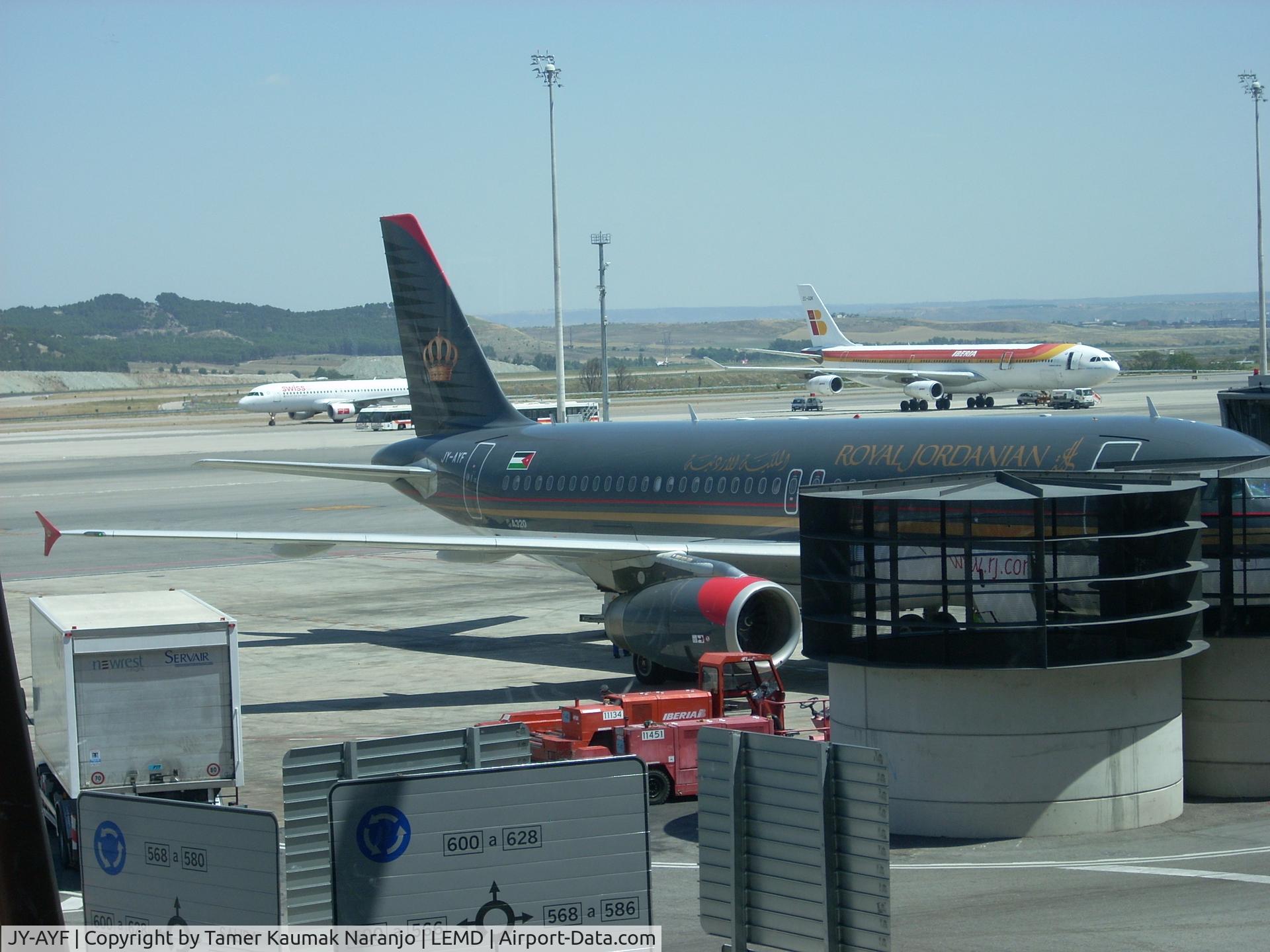 JY-AYF, 2006 Airbus A320-232 C/N 2692, Royal Jordanian landed in madrid from amman image06