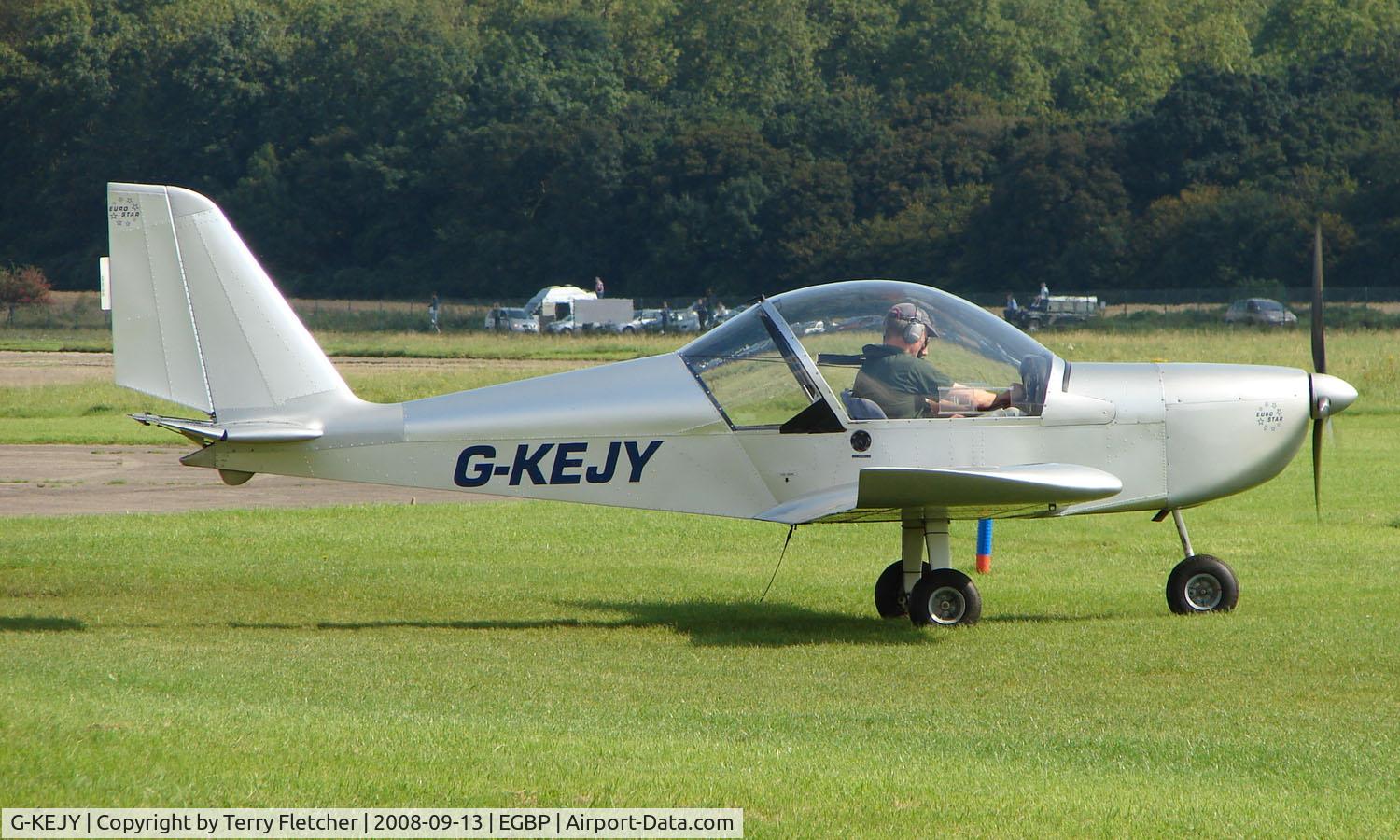 G-KEJY, 2004 Cosmik EV-97 TeamEurostar UK C/N 2017, Eurostar on display at Kemble 2008 - Saturday - Battle of Britain Open Day