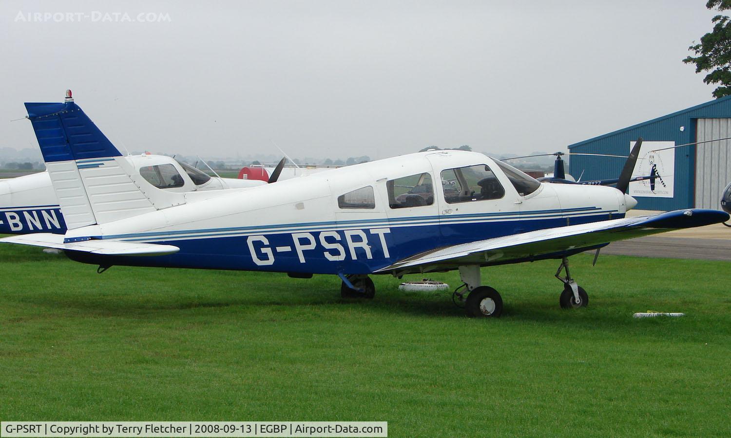 G-PSRT, 1976 Piper PA-28-151 Cherokee Warrior C/N 28-7615225, Piper Pa-28-151 on display at Kemble 2008 - Saturday - Battle of Britain Open Day