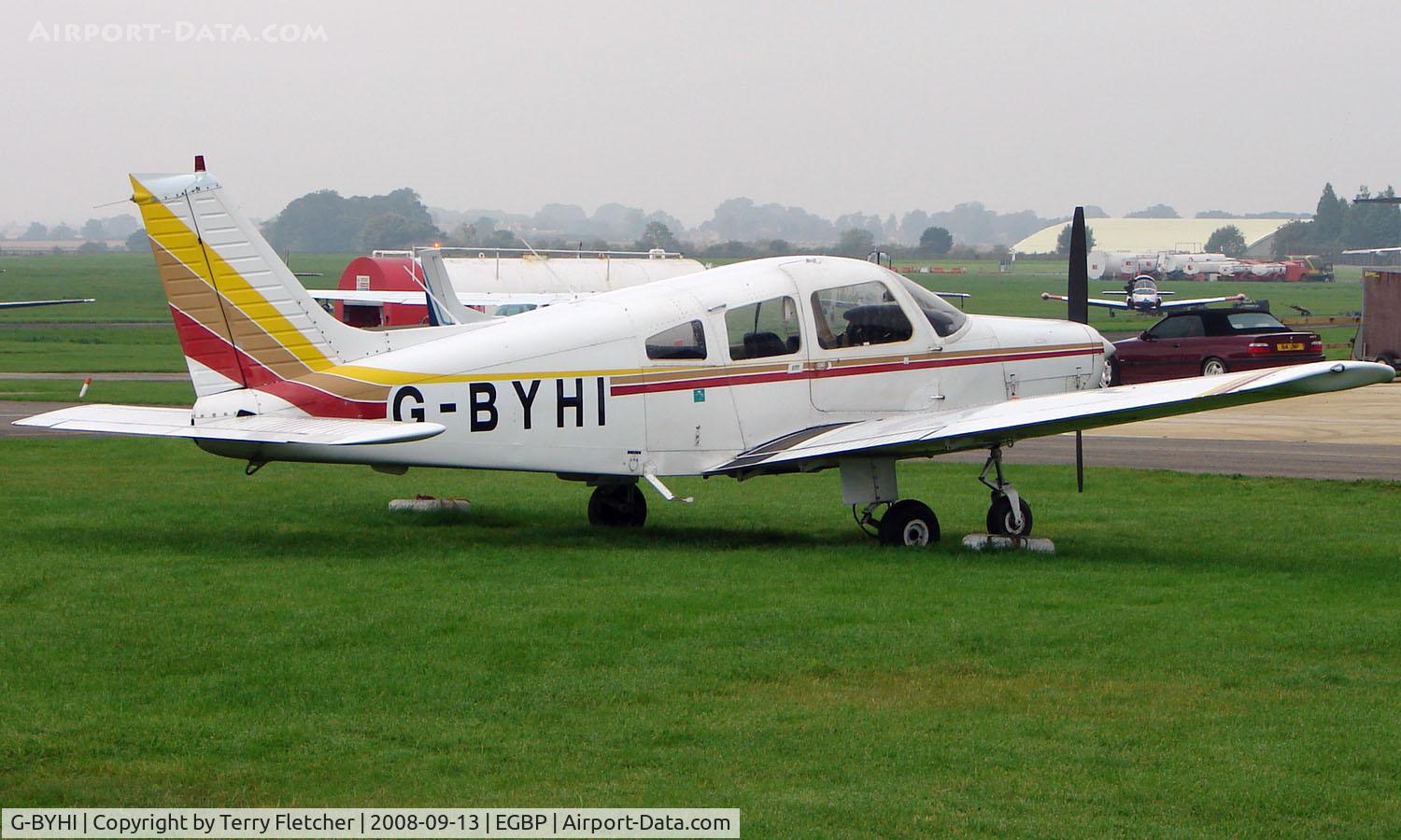 G-BYHI, 1980 Piper PA-28-161 Warrior II C/N 28-8116084, Piper Pa-28-161 on display at Kemble 2008 - Saturday - Battle of Britain Open Day