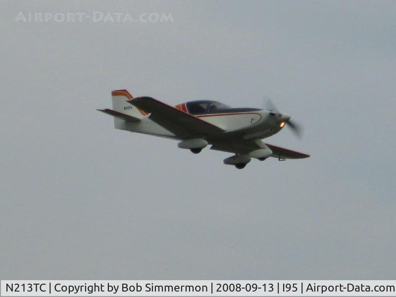 N213TC, 1983 Stoddard-Hamilton Glasair C/N 213, Landing RWY 22 at Kenton, Ohio