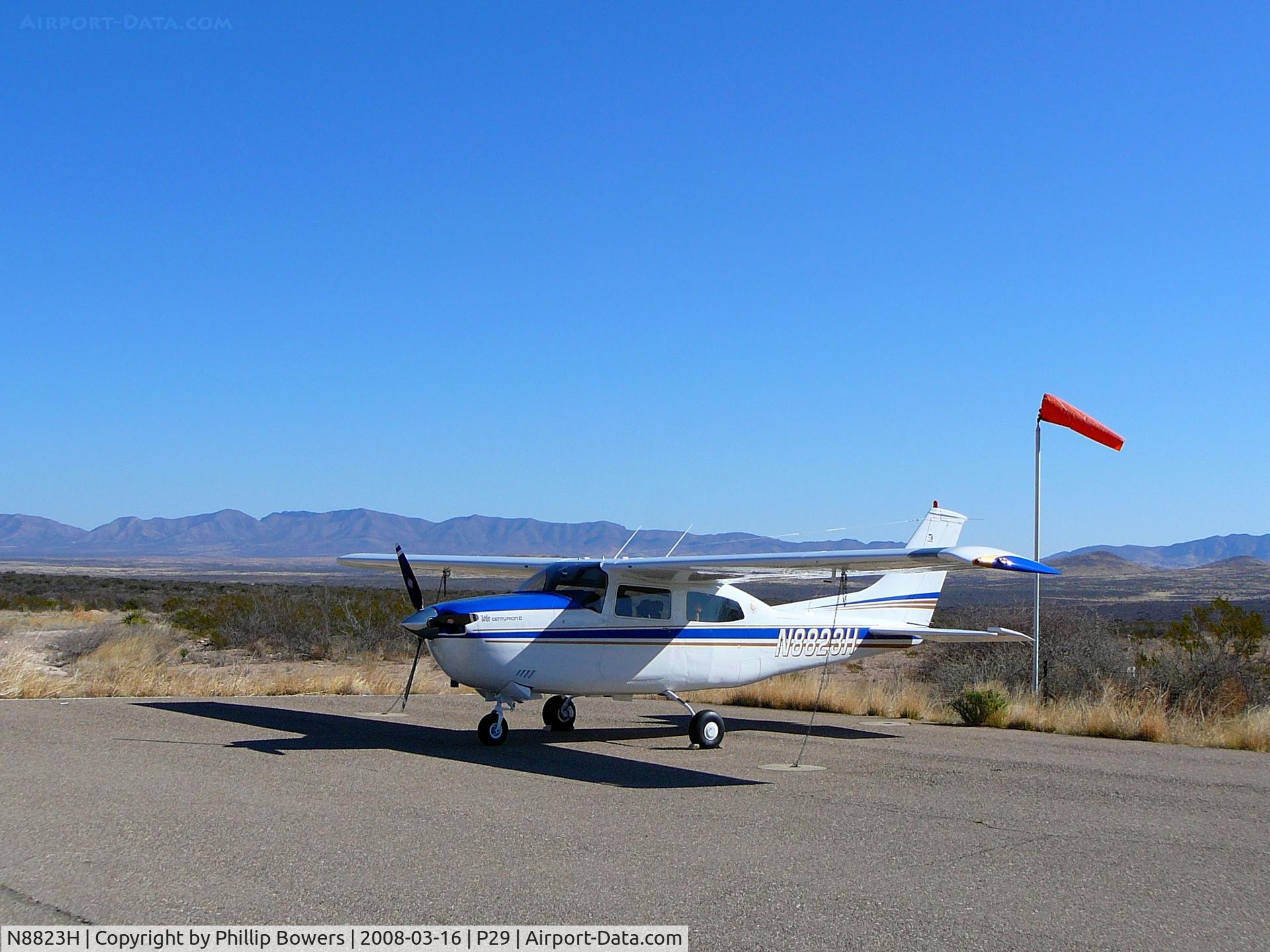 N8823H, 1970 Cessna T210K Turbo Centurion C/N 21059314, Tombstone Airport,(P29) Tombstone,Arizona
