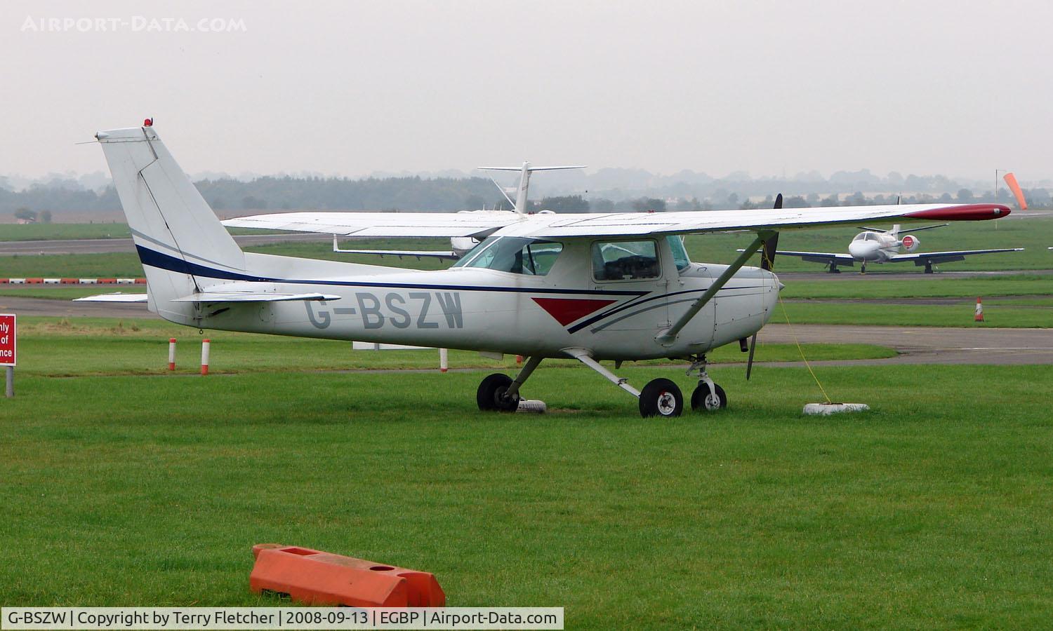 G-BSZW, 1977 Cessna 152 C/N 152-81072, Cessna 152 on display at Kemble 2008 - Saturday - Battle of Britain Open Day