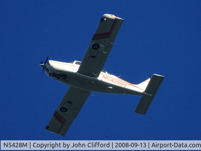 N5428M, 1978 Beech C24R C/N MC-574, Beech N5428M over Bellevue, Washington