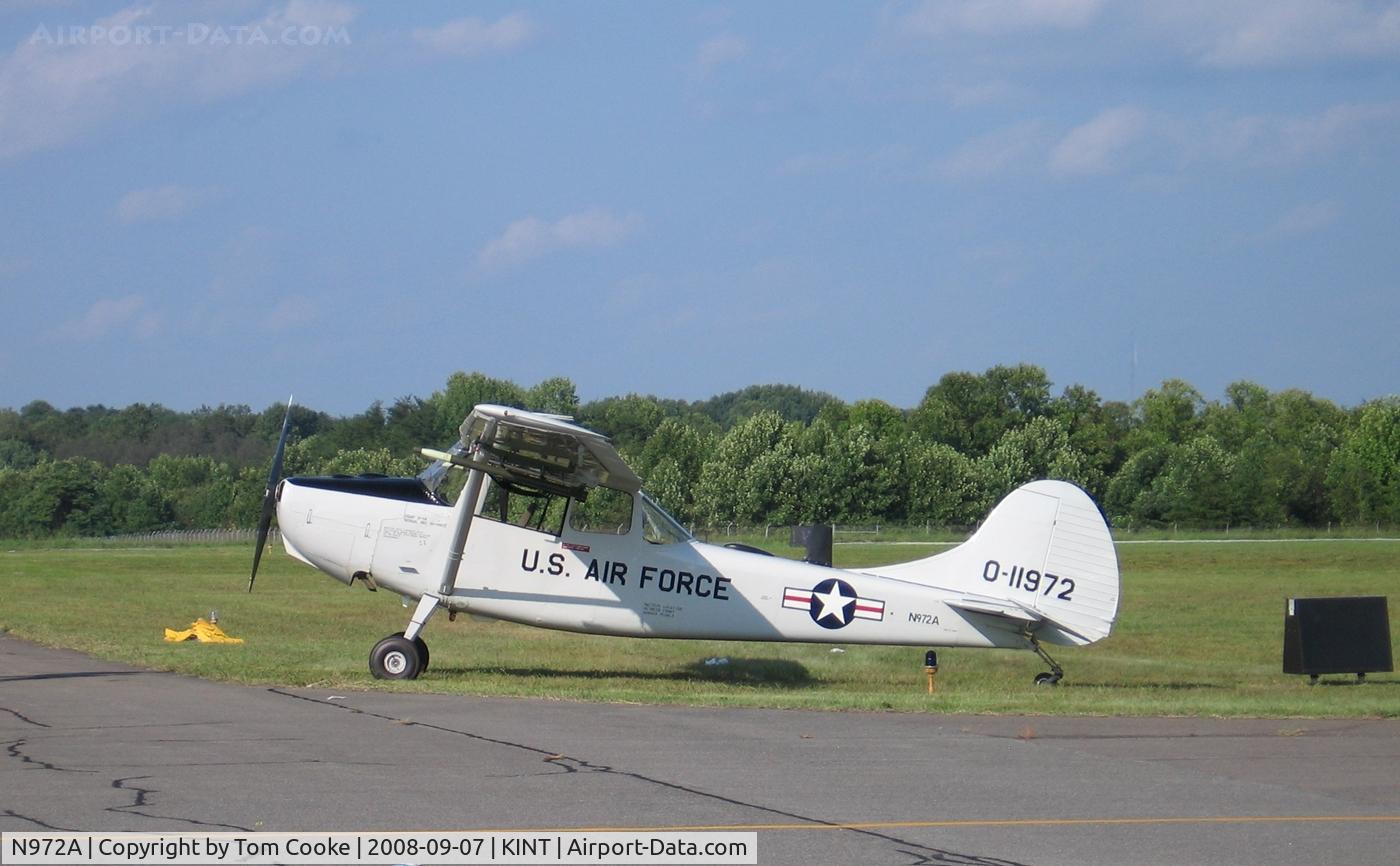 N972A, 1951 Cessna L-19A Bird Dog C/N 5111972, Bird Dog