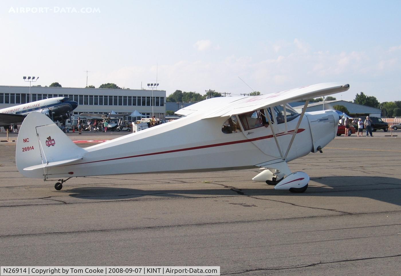 N26914, 1940 Piper J4A C/N 4-939, Cub Coupe