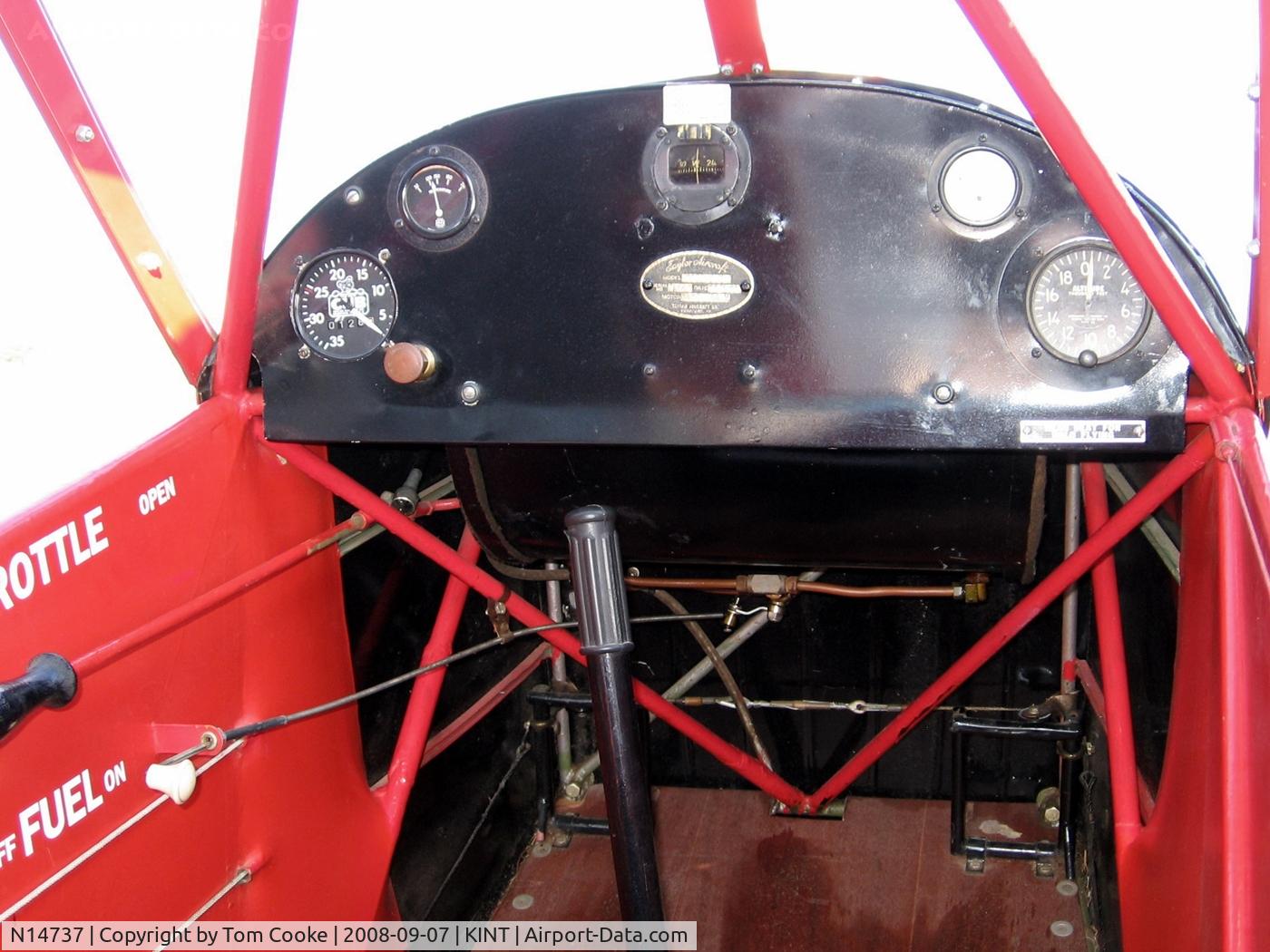 N14737, 1935 Taylor E-2 C/N 144, just the basics