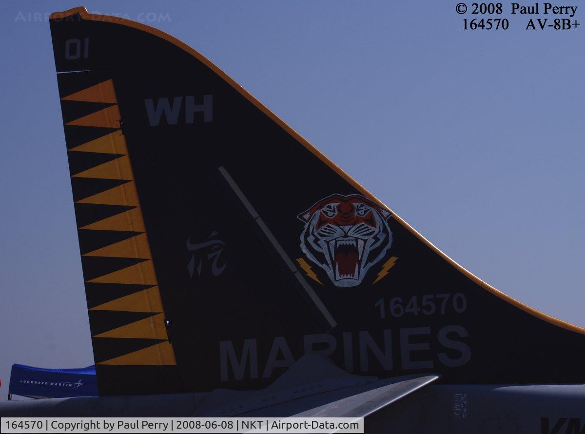 164570, McDonnell Douglas AV-8B+ Harrier II C/N 255, Tail art