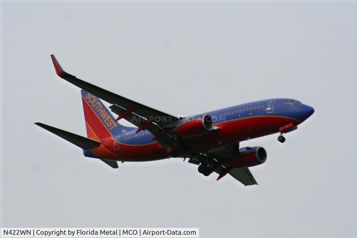 N422WN, 2002 Boeing 737-7H4 C/N 29826, Southwest 737-700
