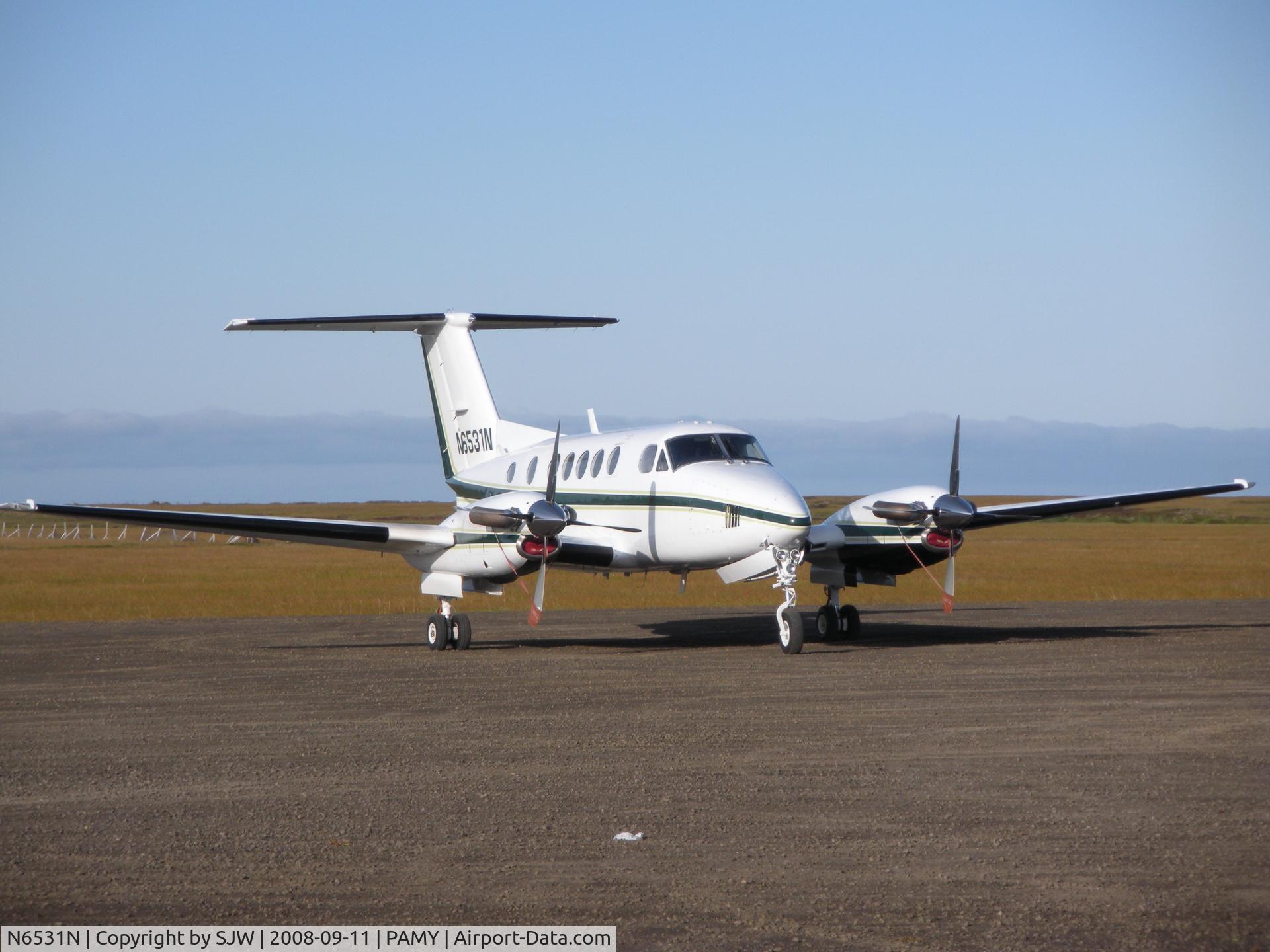 N6531N, 1982 Beech B200 King Air C/N BB-1081, N6531N visits PAMY