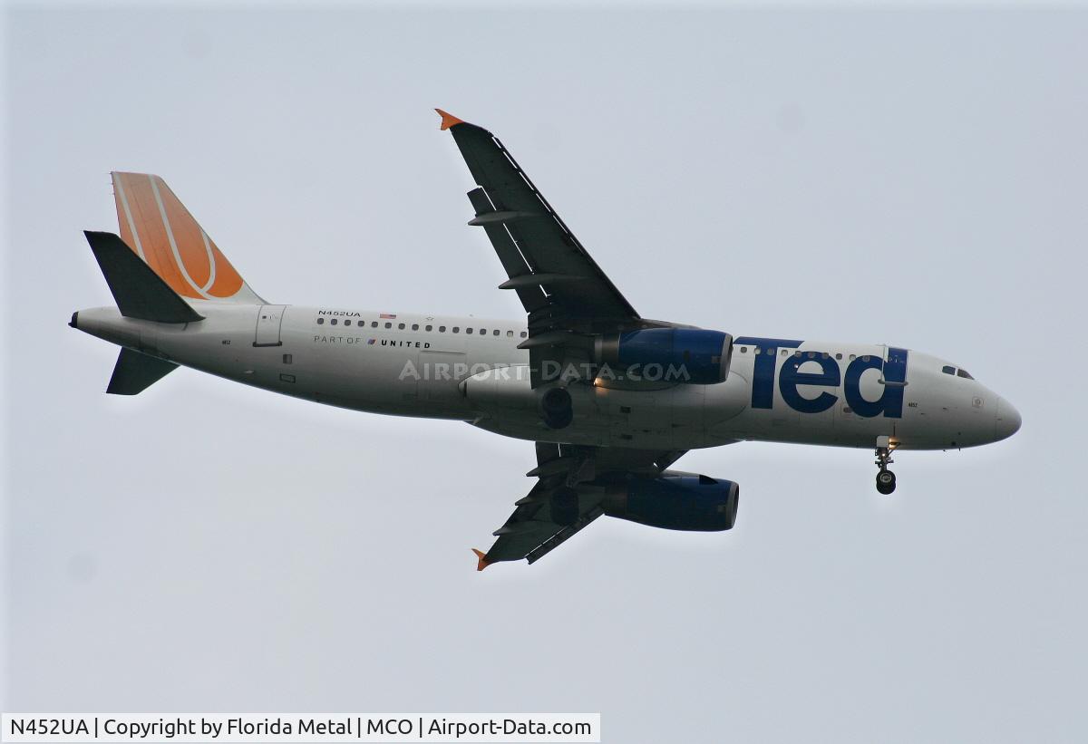 N452UA, 1999 Airbus A320-232 C/N 0955, Ted A320