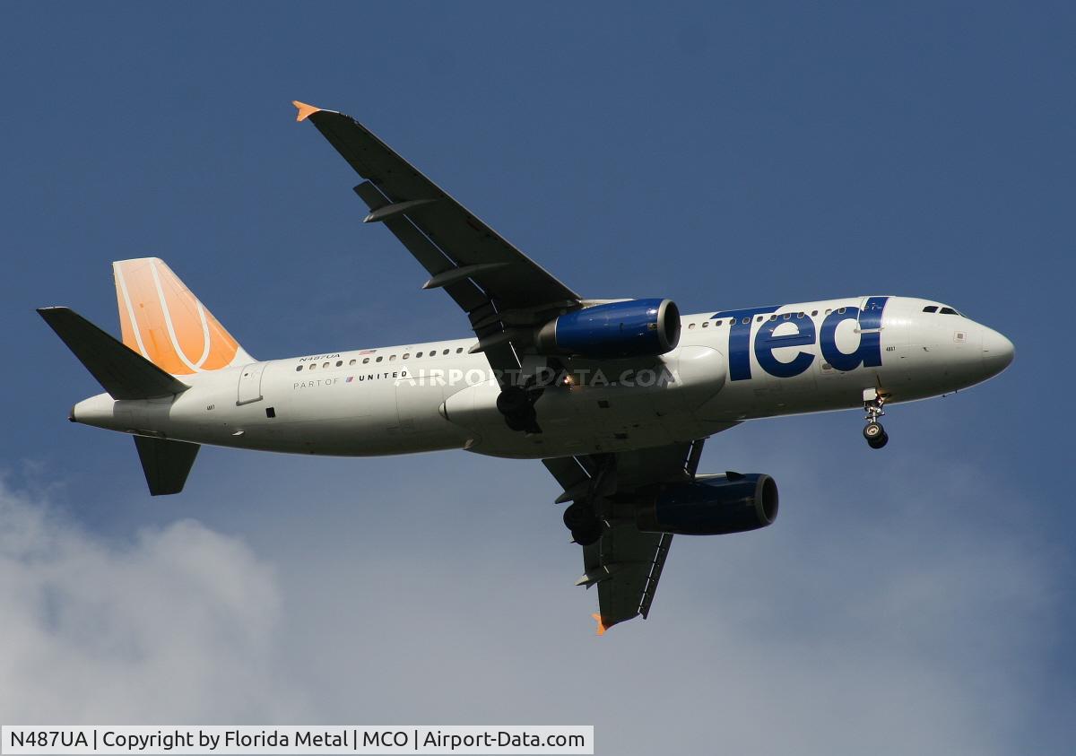 N487UA, 2002 Airbus A320-232 C/N 1669, Ted A320