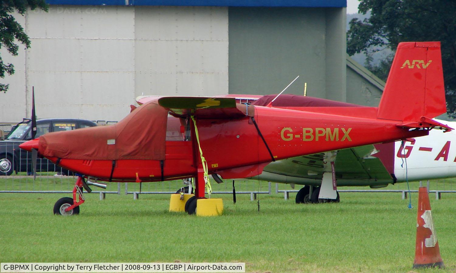 G-BPMX, 1989 ARV ARV1 Super 2 C/N K005, Houghton Arvi Microlight on display at Kemble 2008 - Saturday - Battle of Britain Open Day