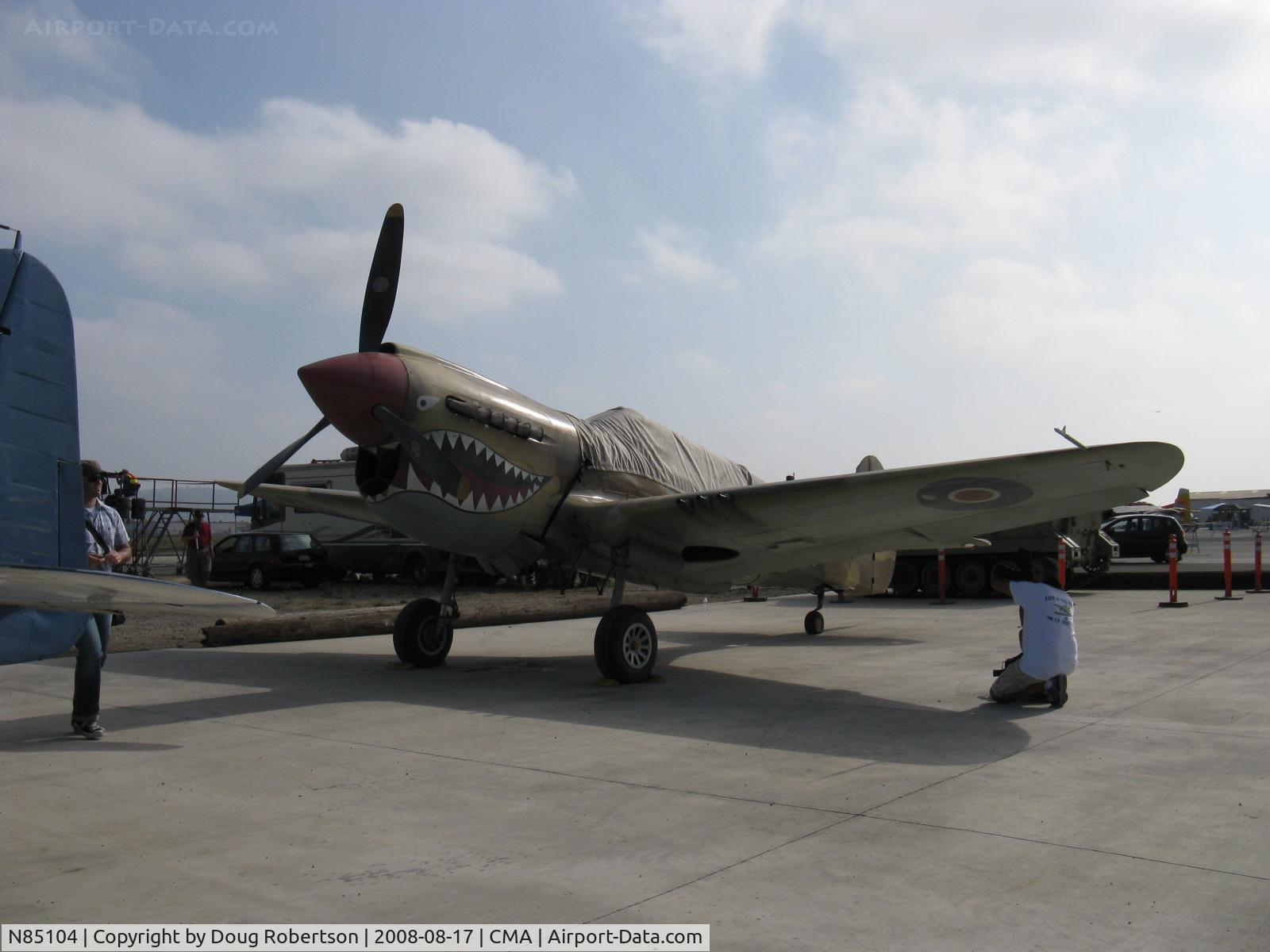 N85104, Curtiss P-40N-5CU Kittyhawk C/N 28954/F858, Curtiss Wright/Maloney P-40N KITTYHAWK IV, Allison V-1710-81 1,360 Hp, Limited class