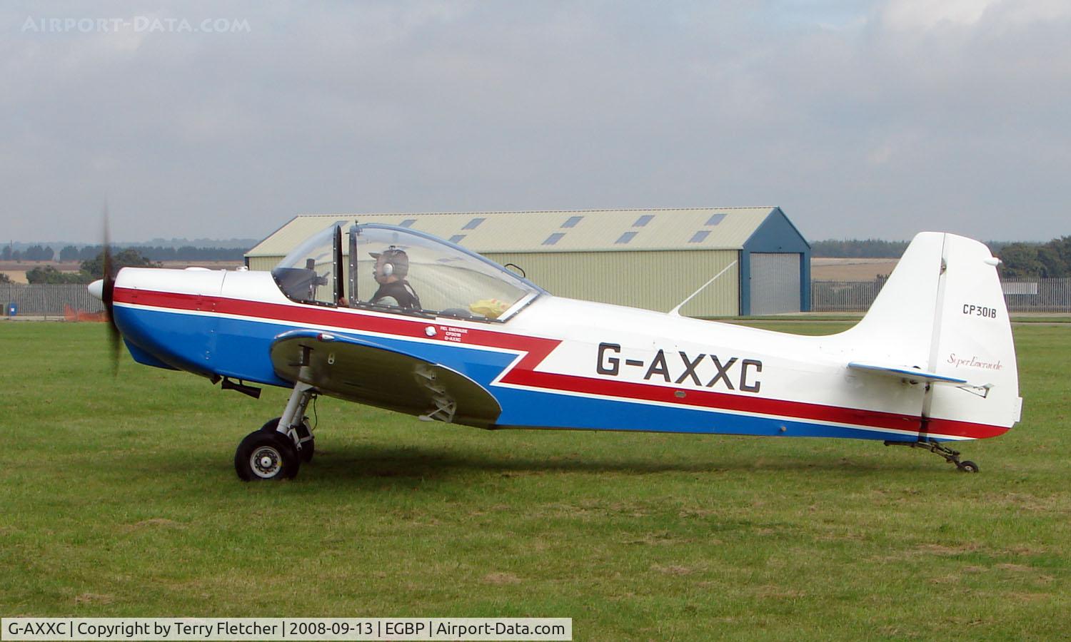 G-AXXC, 1959 Piel CP-301B Emeraude C/N 117, 1959 Atleliers  PIEL CP301B on display at Kemble 2008 - Saturday - Battle of Britain Open Day