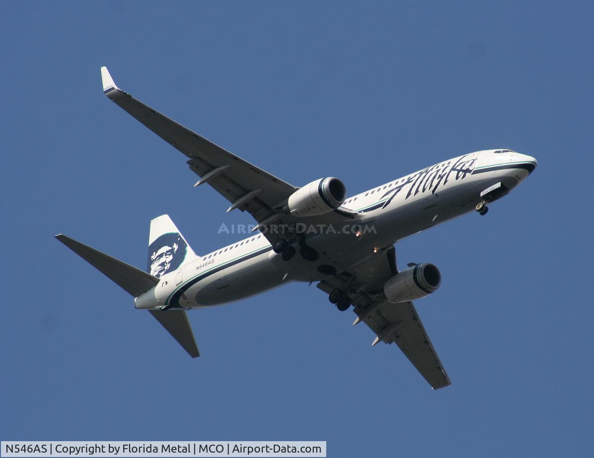 N546AS, 2005 Boeing 737-890 C/N 30022, Alaska Air 737-800 arriving from SEA
